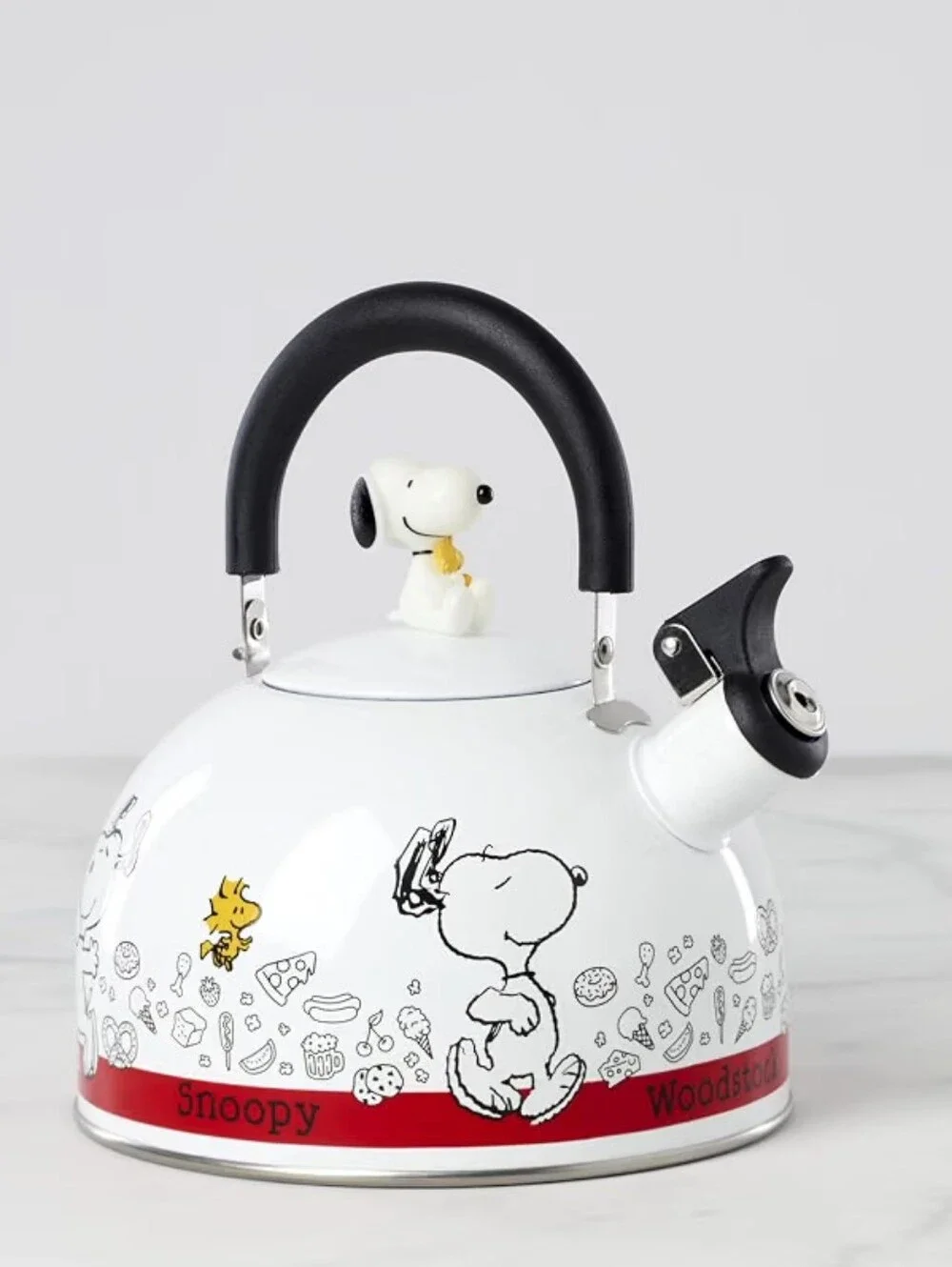 Lenox Chef Snoopy Enamelware Tea Kettle